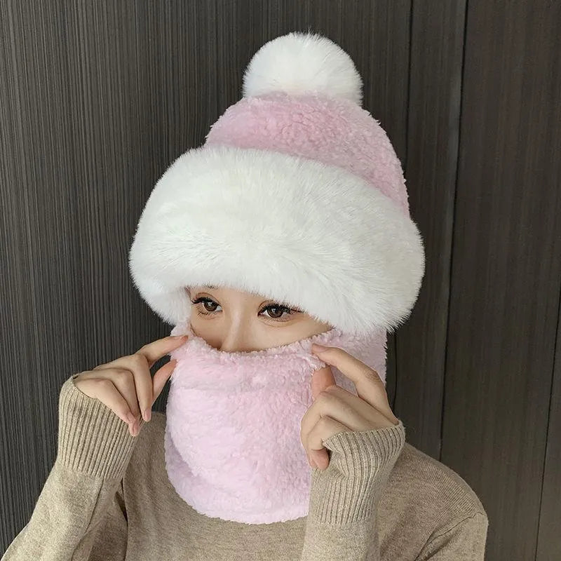 Ensemble Bonnet Et Cache-Cou Tricoté pour Adultes | Idéal pour L’Hiver