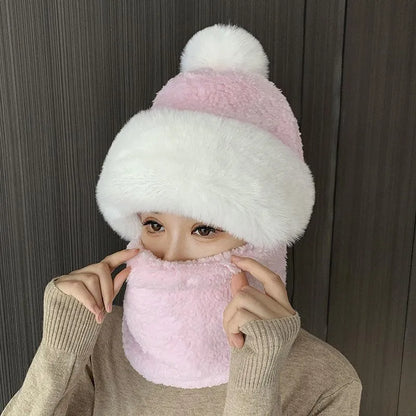 Ensemble Bonnet Et Cache-Cou Tricoté pour Adultes | Idéal pour L’Hiver