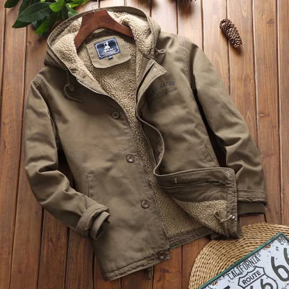 Parka Longue avec Capuche et Col Montant pour Hommes | Idéale pour l’Hiver