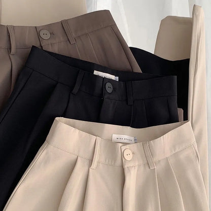 Pantalon Taille Haute Avec Jambes Évasées Pour Femmes | Idéal Pour Toutes Saisons
