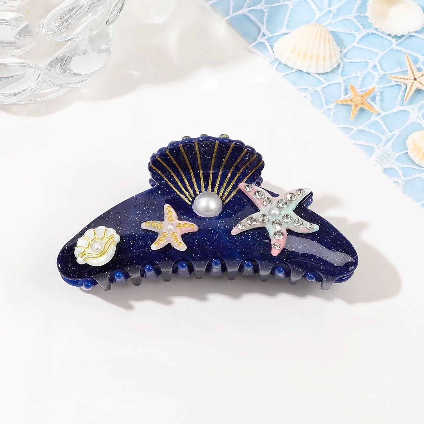 Pince À Cheveux Avec Motifs Inspirés De La Mer Pour Femmes | Idéale Pour Les Coiffures D’Été