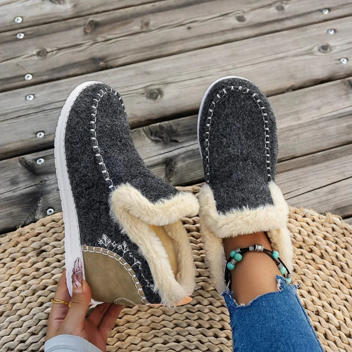 Bottes À Silhouette Décontractée Avec Semelle Plate Pour Femmes | Idéales Pour L’automne Et L’hiver