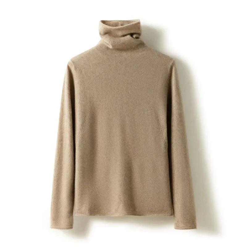 Pull à col roulé pour femmes