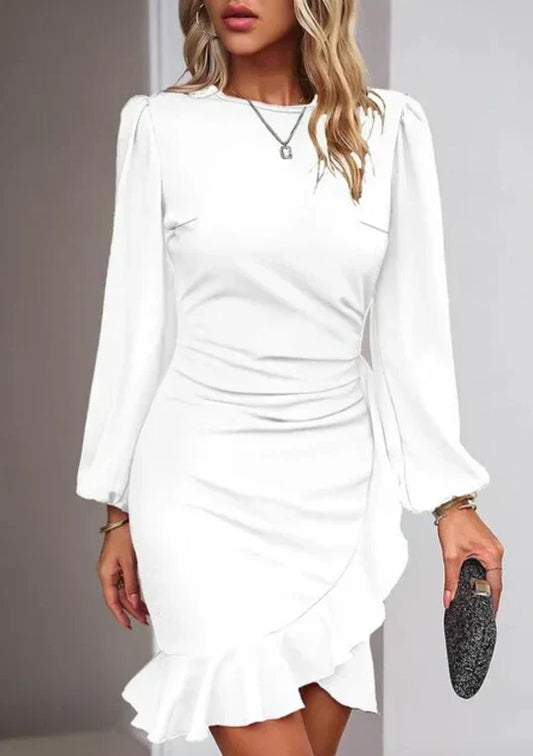 Robe À Volants Avec Coupe Fluide Pour Femme | Idéale Pour Le Printemps Et L’Été