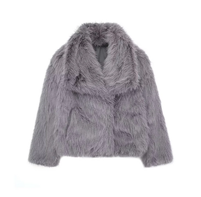 Manteau avec Col Oversize pour Femme | Idéal pour l’Hiver et les Occasions Spéciales