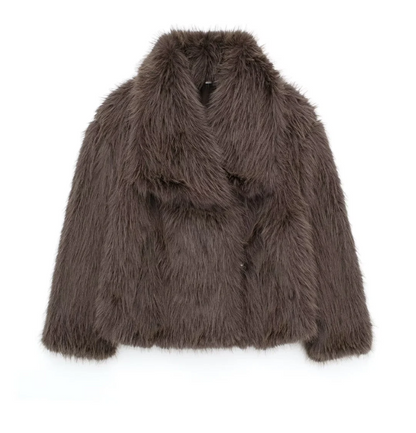 Manteau avec Col Oversize pour Femme | Idéal pour l’Hiver et les Occasions Spéciales