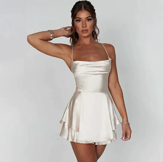 Robe Dos Nu Avec Coupe Ajustée Pour Femme | Idéale Pour Les Soirées Et Les Occasions Formelles