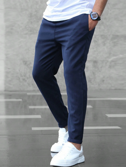 Pantalon Chino Slim Avec Coupe Ajustée Pour Homme | Idéal Pour Usage Quotidien Et Bureau