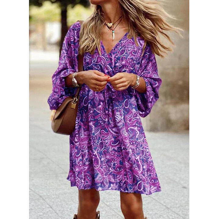 Robe Longue Bohème avec Coupe Aérée pour Femme | Idéale pour l’Été