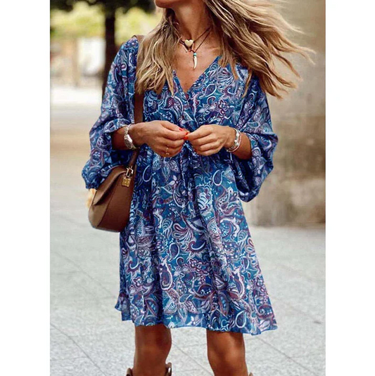 Robe Longue Bohème avec Coupe Aérée pour Femme | Idéale pour l’Été