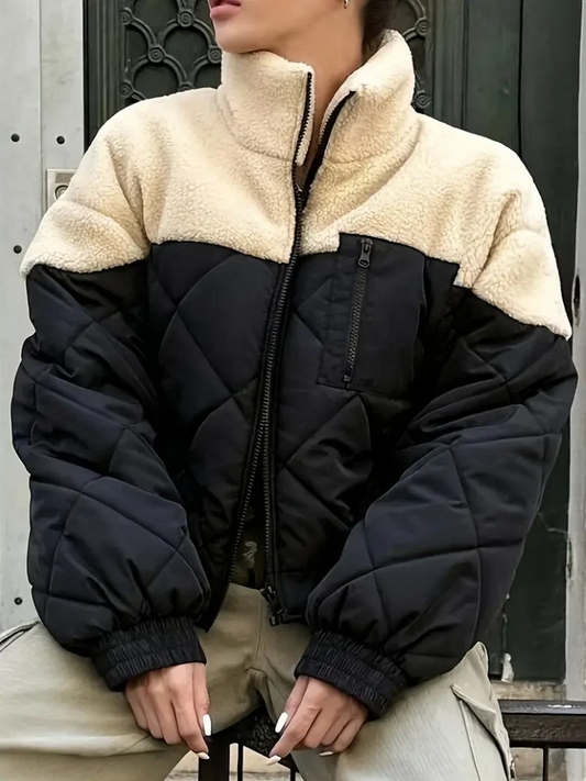 Veste avec Coupe Ample Et Fermeture Zippée pour Femme | Idéale pour Les Journées Fraîches