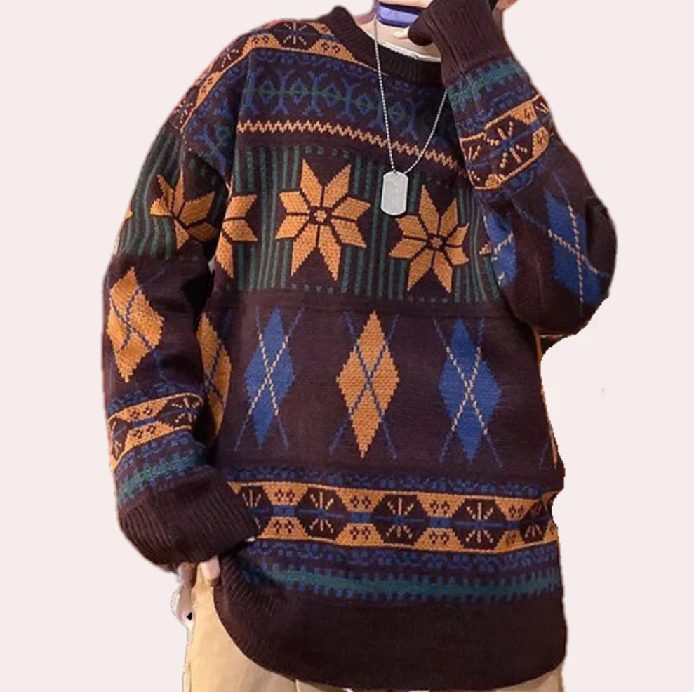 Pull Tricoté Coupe Oversize pour Hommes | Idéal pour un Usage Quotidien