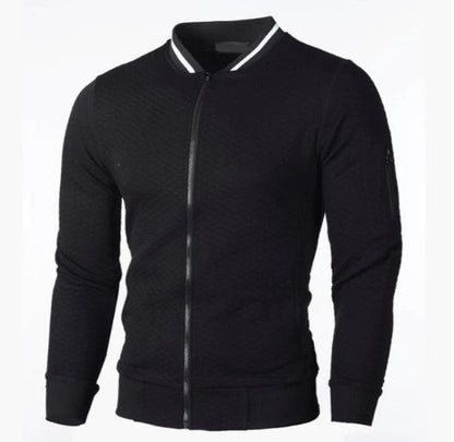 Sweatshirt Homme avec Fermeture Éclair et Col Montant | Idéal pour un Usage Quotidien