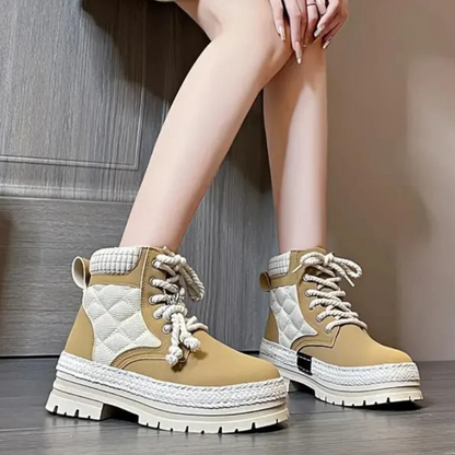 Bottines Montantes avec Doublure Intérieure pour Femmes | Idéal pour l’Hiver