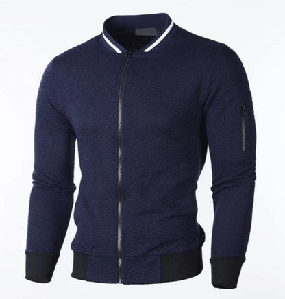 Sweatshirt Homme avec Fermeture Éclair et Col Montant | Idéal pour un Usage Quotidien