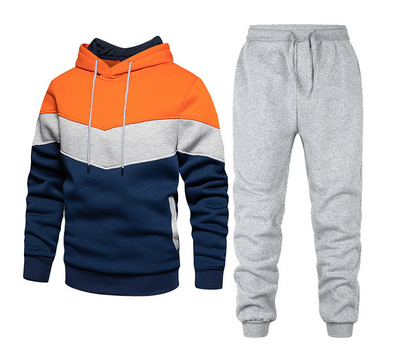 Ensemble de Sport Deux Pièces avec Veste et Pantalon pour Homme | Idéal pour l’Entraînement ou la Détente