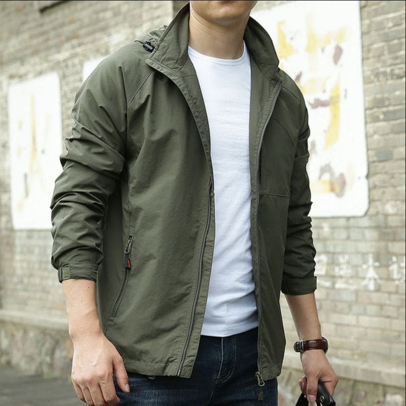 Veste Légère À Coupe Ajustée Pour Hommes | Idéale Pour Le Printemps