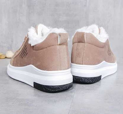 Baskets d’Hiver avec Doublure en Fourrure Synthétique pour Femmes | Idéal pour la Saison Froide