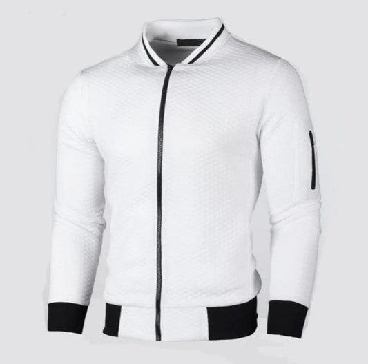 Sweatshirt Homme avec Fermeture Éclair et Col Montant | Idéal pour un Usage Quotidien