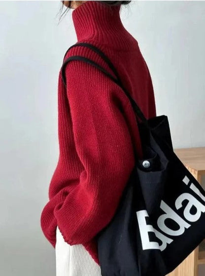 Pull À Col Montant pour Femme | Idéal pour l’Automne Et l’Hiver