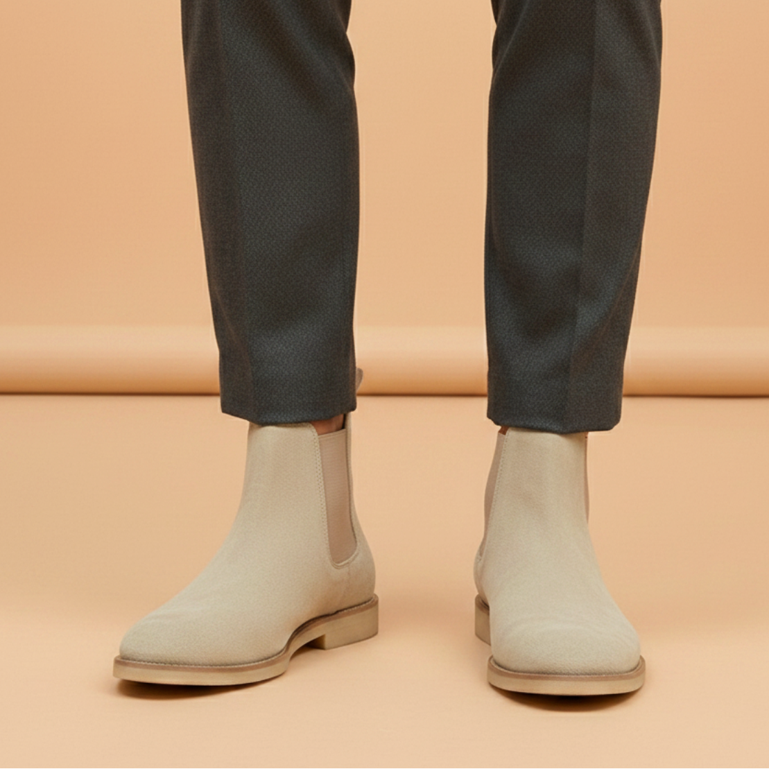 Chelsea boots pour hommes à élastiques latéraux | Idéal pour l'automne et le bureau
