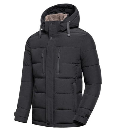 Veste D’Hiver avec Capuche Amovible Et Fermeture Zippée pour Homme | Idéal pour La Saison Froide