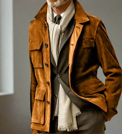 Veste Classique avec Fermeture Boutonnée pour Hommes | Idéale pour Les Occasions Quotidiennes Et Habillées