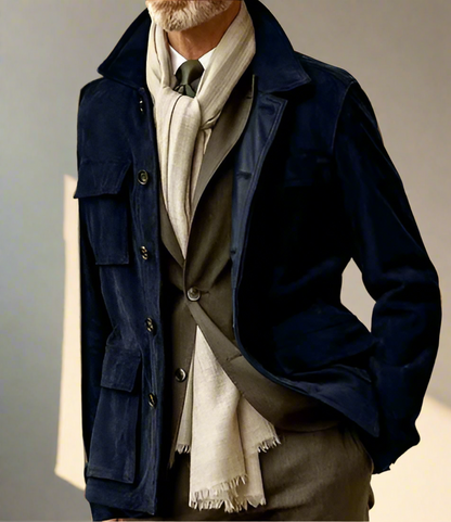 Veste Classique avec Fermeture Boutonnée pour Hommes | Idéale pour Les Occasions Quotidiennes Et Habillées