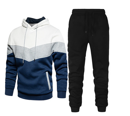 Ensemble de Sport Deux Pièces avec Veste et Pantalon pour Homme | Idéal pour l’Entraînement ou la Détente