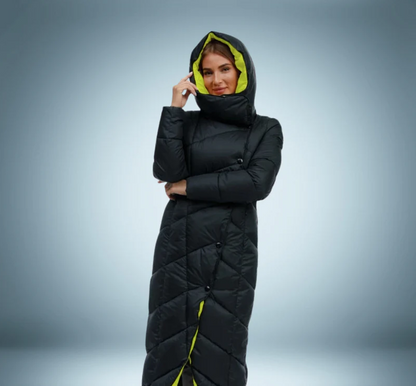 Parka avec Fermeture À Boutons pour Femme | Idéal pour L’Hiver