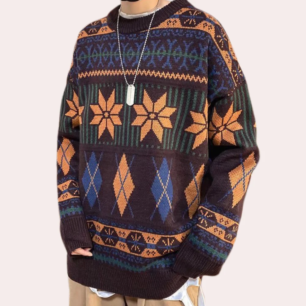 Pull Tricoté Coupe Oversize pour Hommes | Idéal pour un Usage Quotidien