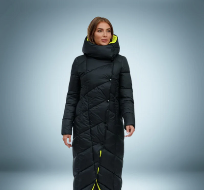 Parka avec Fermeture À Boutons pour Femme | Idéal pour L’Hiver