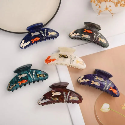 Pince À Cheveux Avec Motifs Inspirés De La Mer Pour Femmes | Idéale Pour Les Coiffures D’Été