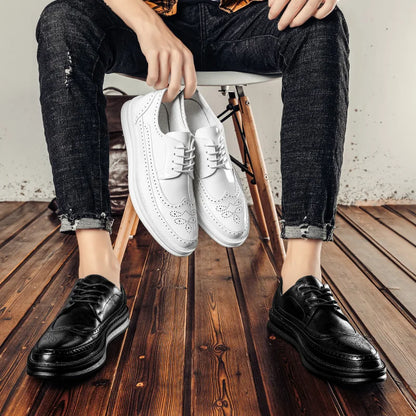 Chaussures derby avec décor brogue pour hommes | Idéal pour les occasions habillées et les sorties décontractées