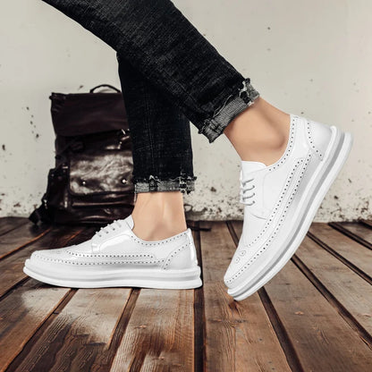 Chaussures derby avec décor brogue pour hommes | Idéal pour les occasions habillées et les sorties décontractées