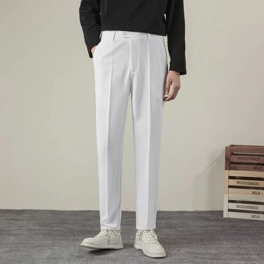 Pantalon Casual à Coupe Slim pour Homme | Idéal pour le Quotidien et le Bureau