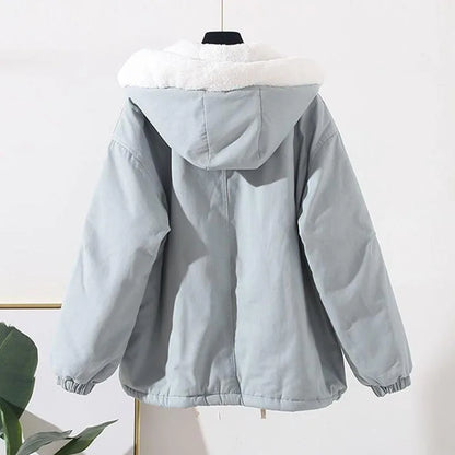 Veste à Capuche Ample avec Fermeture Avant pour Femme | Idéale pour les Journées Décontractées et les Activités Quotidiennes