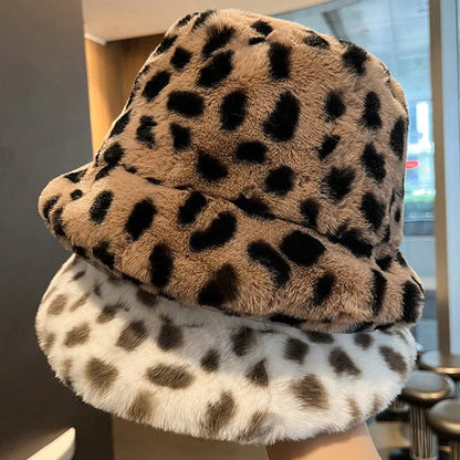 Chapeau Bob à Motif Léopard avec Finition Douce pour Adultes | Idéal pour l’Hiver