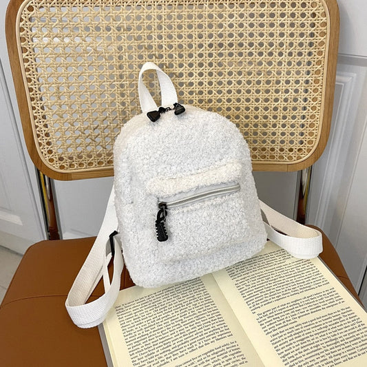 Sac À Dos Compact avec Poche Zippée Et Bretelles Réglables pour Femme | Idéal pour L’Usage Quotidien