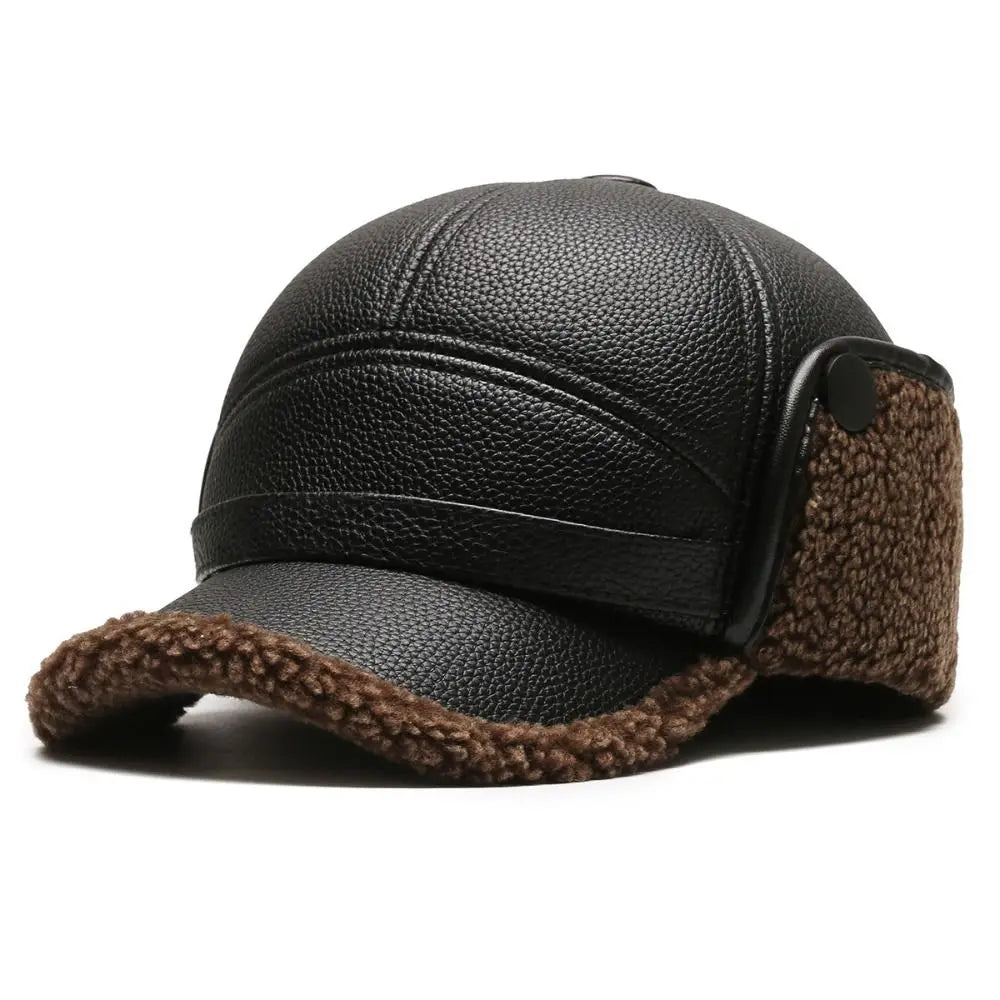 Casquette D’Hiver avec Oreillettes Ajustables pour Homme | Idéale pour Les Activités En Extérieur