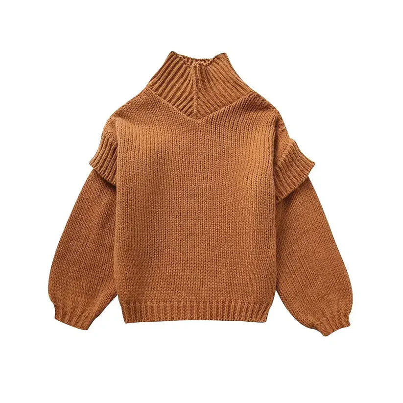 Pull À Col Roulé Oversize pour Femme | Idéal pour l’Automne Et l’Hiver