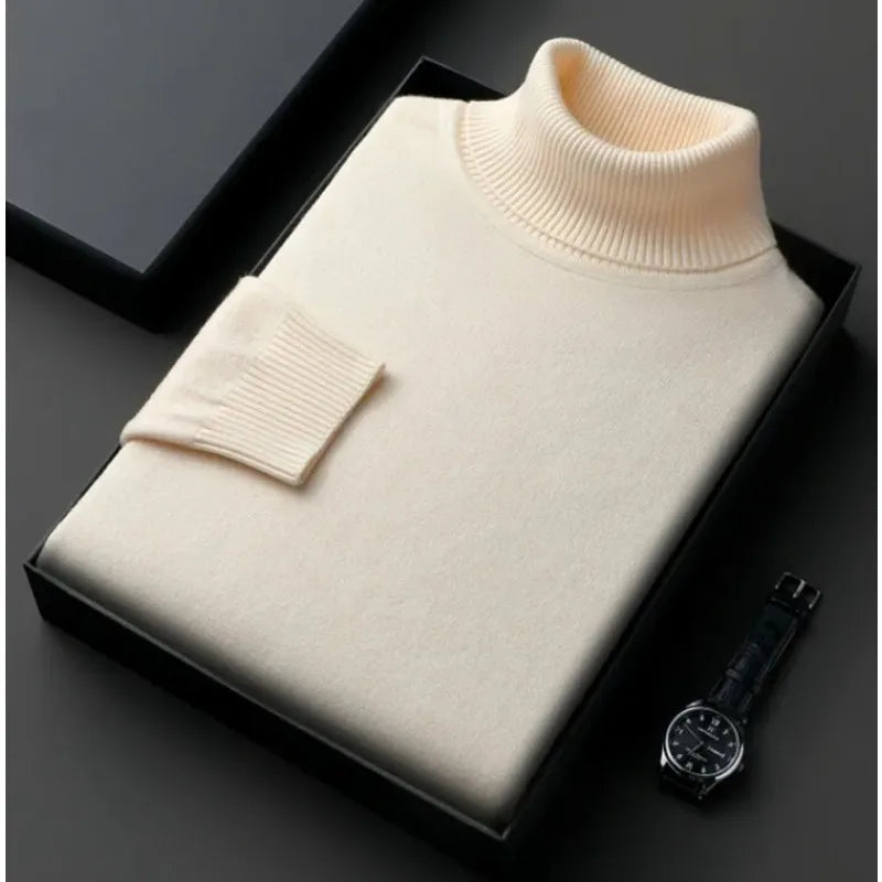 Pull à col roulé pour hommes