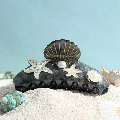 Pince À Cheveux Avec Motifs Inspirés De La Mer Pour Femmes | Idéale Pour Les Coiffures D’Été