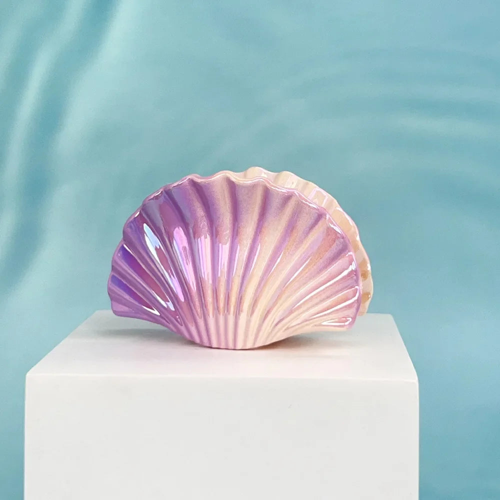 Pince À Cheveux Avec Motif Coquillage Dégradé Pour Femmes | Idéale Pour Les Coiffures D’Été