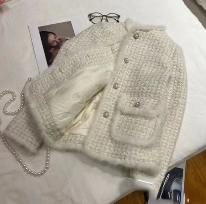 Manteau d’Hiver Long avec Coupe Ajustée et Fermeture à Boutons pour Femme | Idéal pour Temps Froid