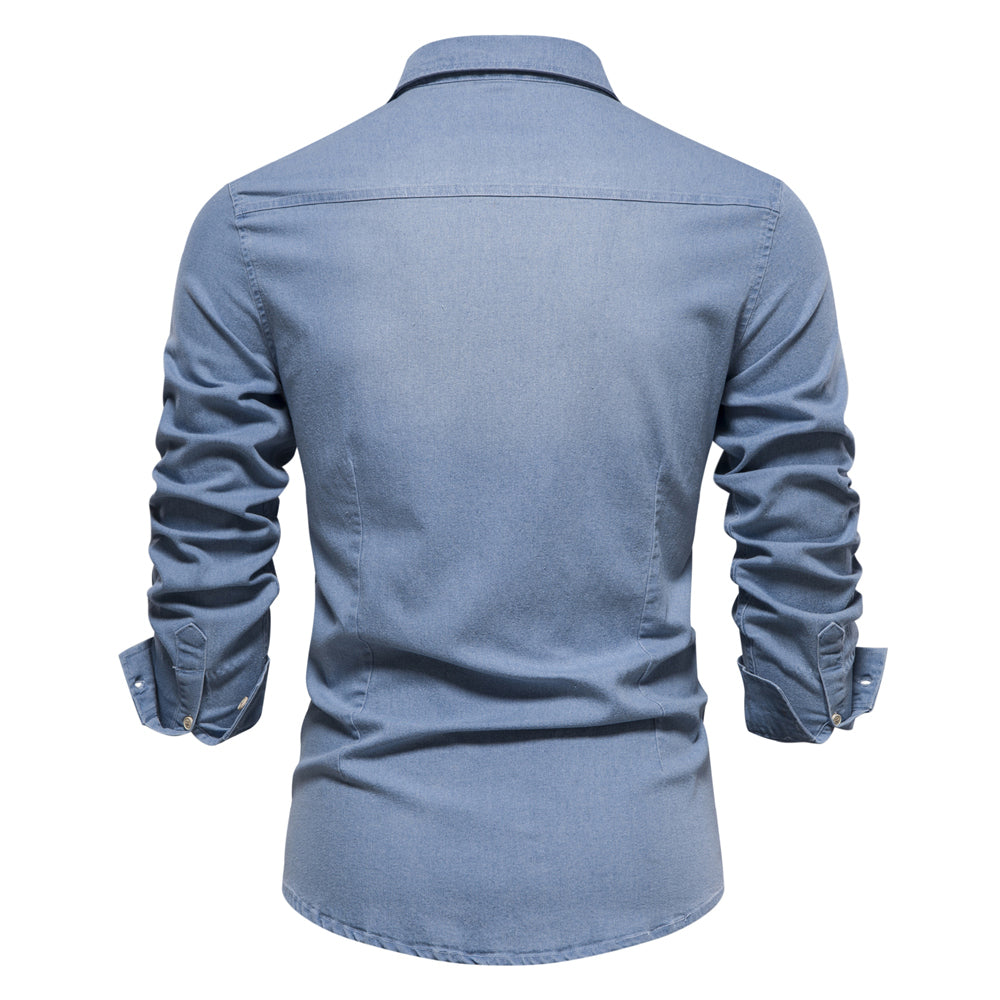 Chemise À Manches Longues Avec Coupe Classique Pour Hommes | Idéal Pour Un Usage Quotidien