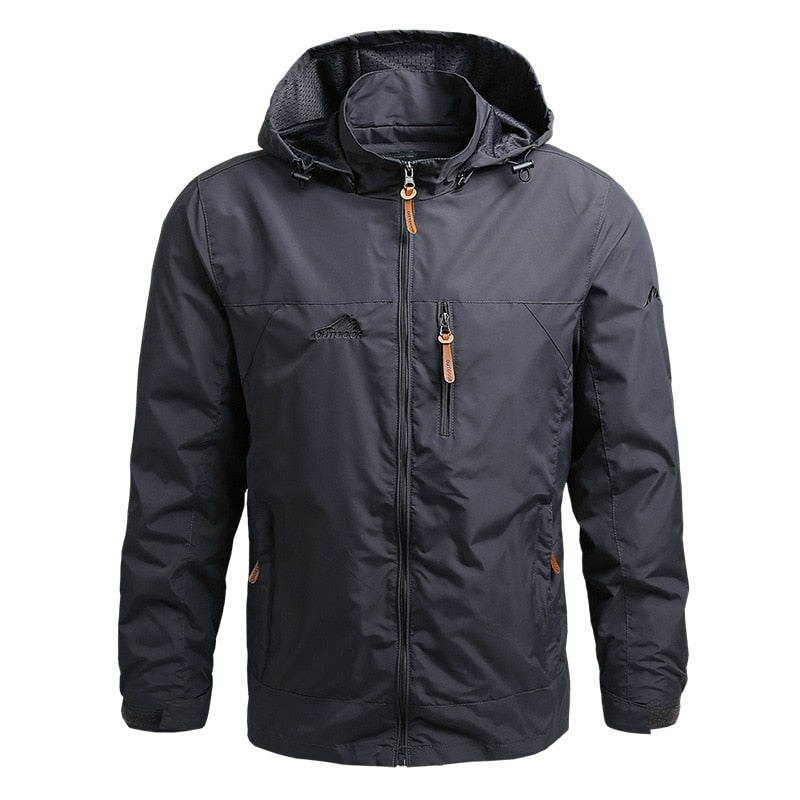 Veste Légère Outdoor Avec Capuche Pour Homme | Idéal Pour La Mi-Saison Et Les Activités Extérieures