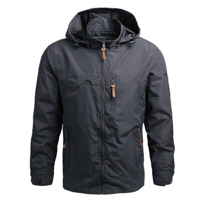 Veste Légère Outdoor Avec Capuche Pour Homme | Idéal Pour La Mi-Saison Et Les Activités Extérieures