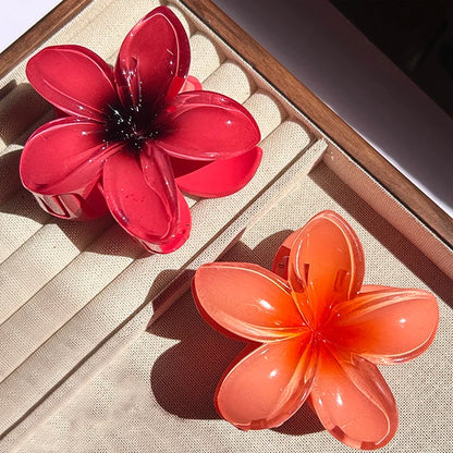 Pince À Cheveux Avec Motif Floral Dégradé Pour Femmes | Idéale Pour Les Coiffures D’Été
