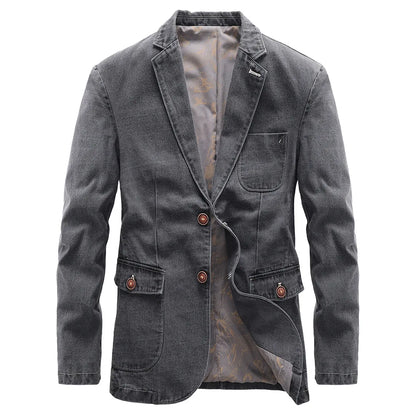 Blazer Pour Homme Avec Coupe Décontractée Et Poches Fonctionnelles Pour Adulte | Idéal Pour Usage Quotidien Et Semi-Formel